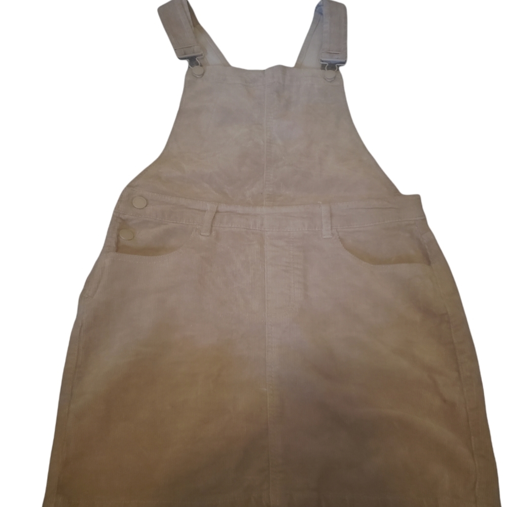 BLACK LABEL MINI/KNEE LENGTH CORDUROY VINTAGE INSPIRED SUSPENDER OVERALLS